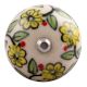 Green Leaf Floral Ceramic Wine Stopper